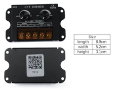 LED Dual Color Temperature Dimmer Switch for CCT & Single color led Strip