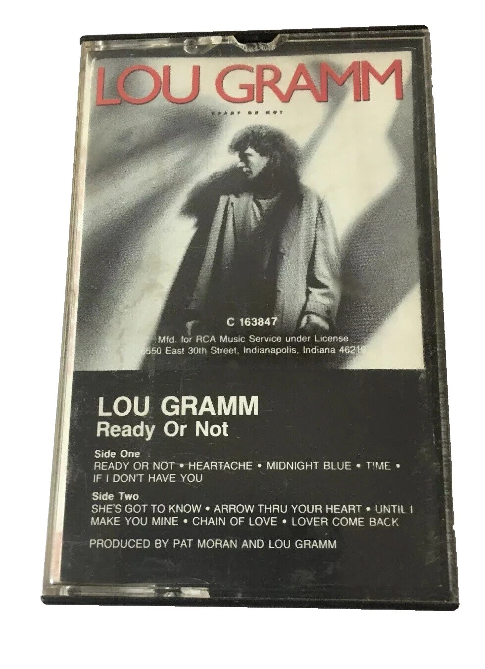 Casetes de música rock Lou Gramm