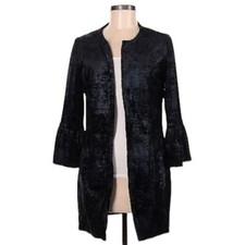 {lola & Sophie} Velvet Bell Sleeve Topper Jacket Size Small