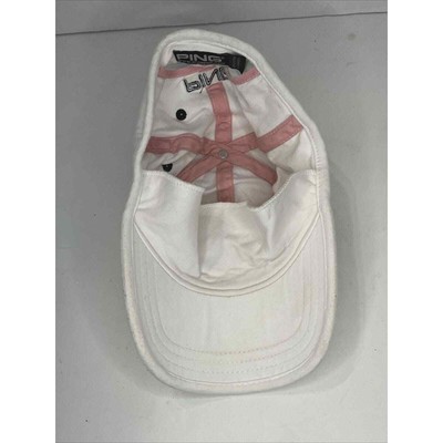Ping Pink/White Golf Ball Pony Tail Back Fitted Cap Hat One Size Ping | Accessories | Ping Pinkwhite Golf Ball Pony Tail Back  main image 3