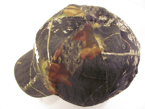 Fastenal Hat Mens Green Brown Stick Red Leaf Camouflage Modern Logo Hunting Cap - Picture 4 of 10