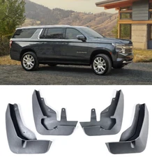 4 Pcs OE Factory Fitment Splash Mud Guards Flaps For 21-Up Chevy Suburban Tahoe