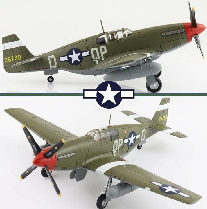 P-51B Mustang, USAAF 4th FG, Steve Pisanos, WW II, Hobby Master 1:48 HA8515 - Immagine 2 di 4