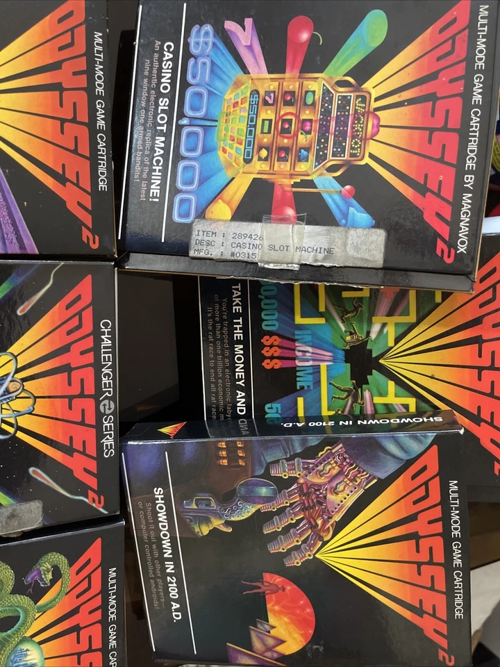 Vtg Lot of 11 In Box Magnavox Odyssey 2 Video Game All With Boxes And Guides ✅ - Image 3 of 3