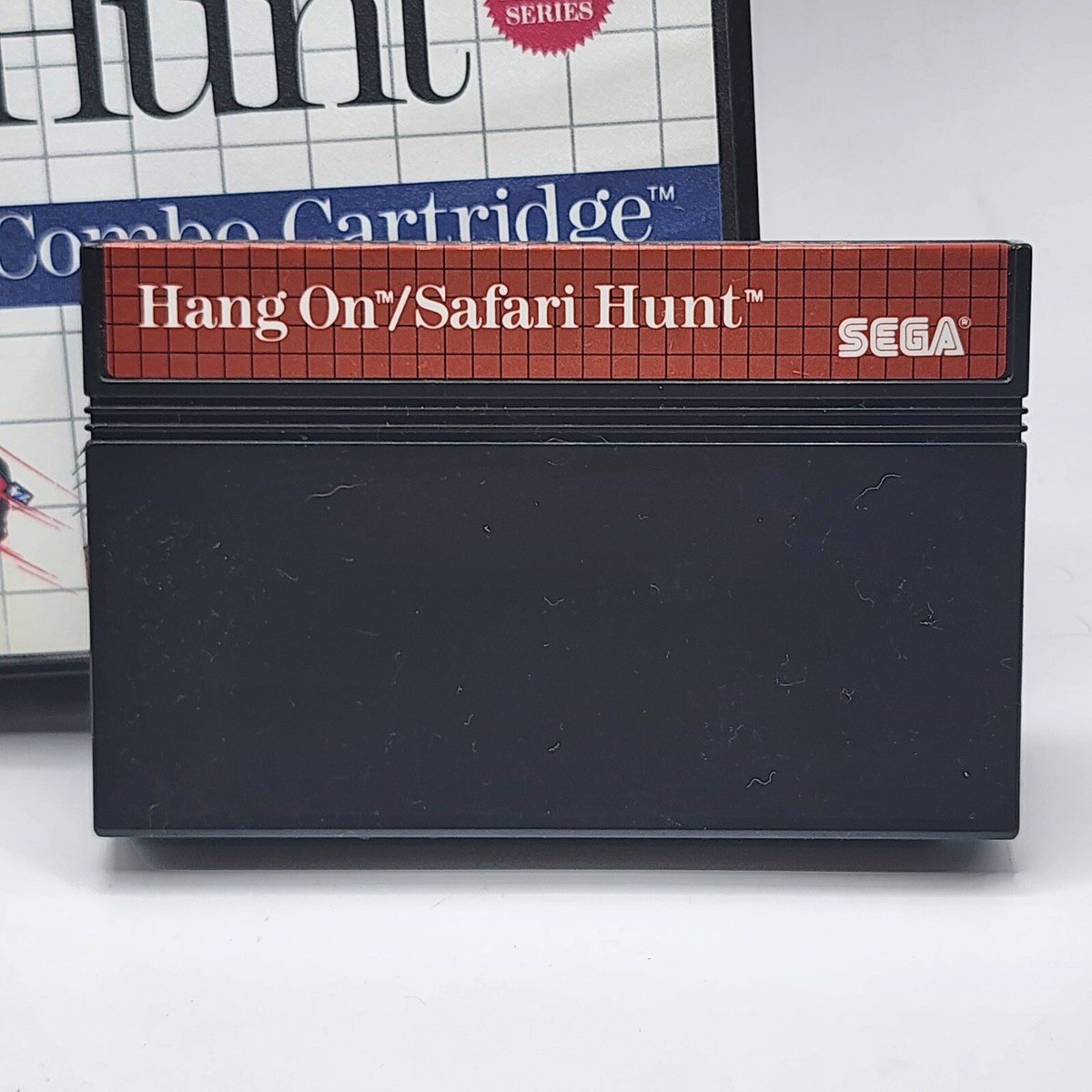 Hang On and Safari Hunt Sega Master System Video Game Authentic