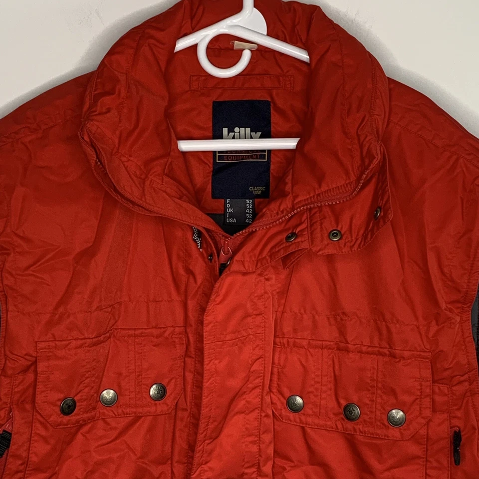 Chaleco de esquí Killy Classic Line rojo con capucha sistema de rescate Recco talla 42 Foto 3 de 4