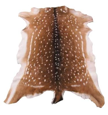 COWHIDESUSA Axis Deer Hide Real Axis Deer Skin average size: 39X35" Genuine Chital Deer Skin