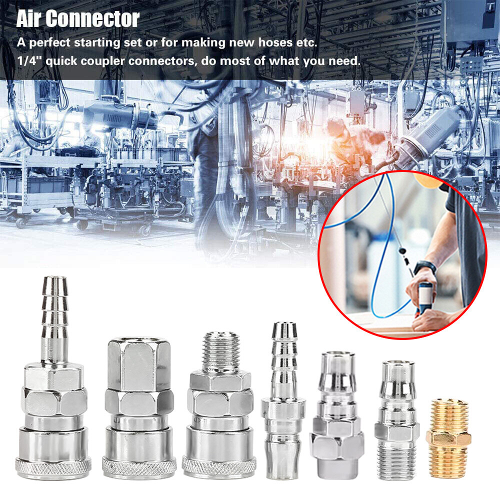 45PCS Air Hose Fittings Nitto coupling Male Female Barb Coupler