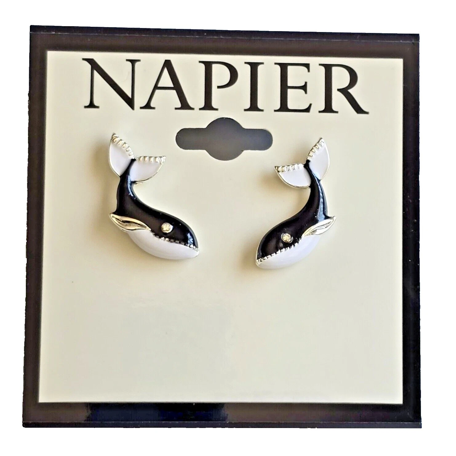 Joyería de Moda Blanco Esmalte Napier