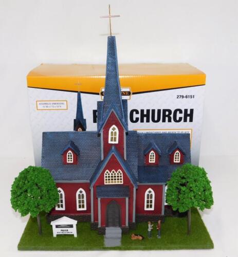 Menards 2796151 O Gauge Trinity Community Church C9+ Train layout building lit - Picture 2 of 23
