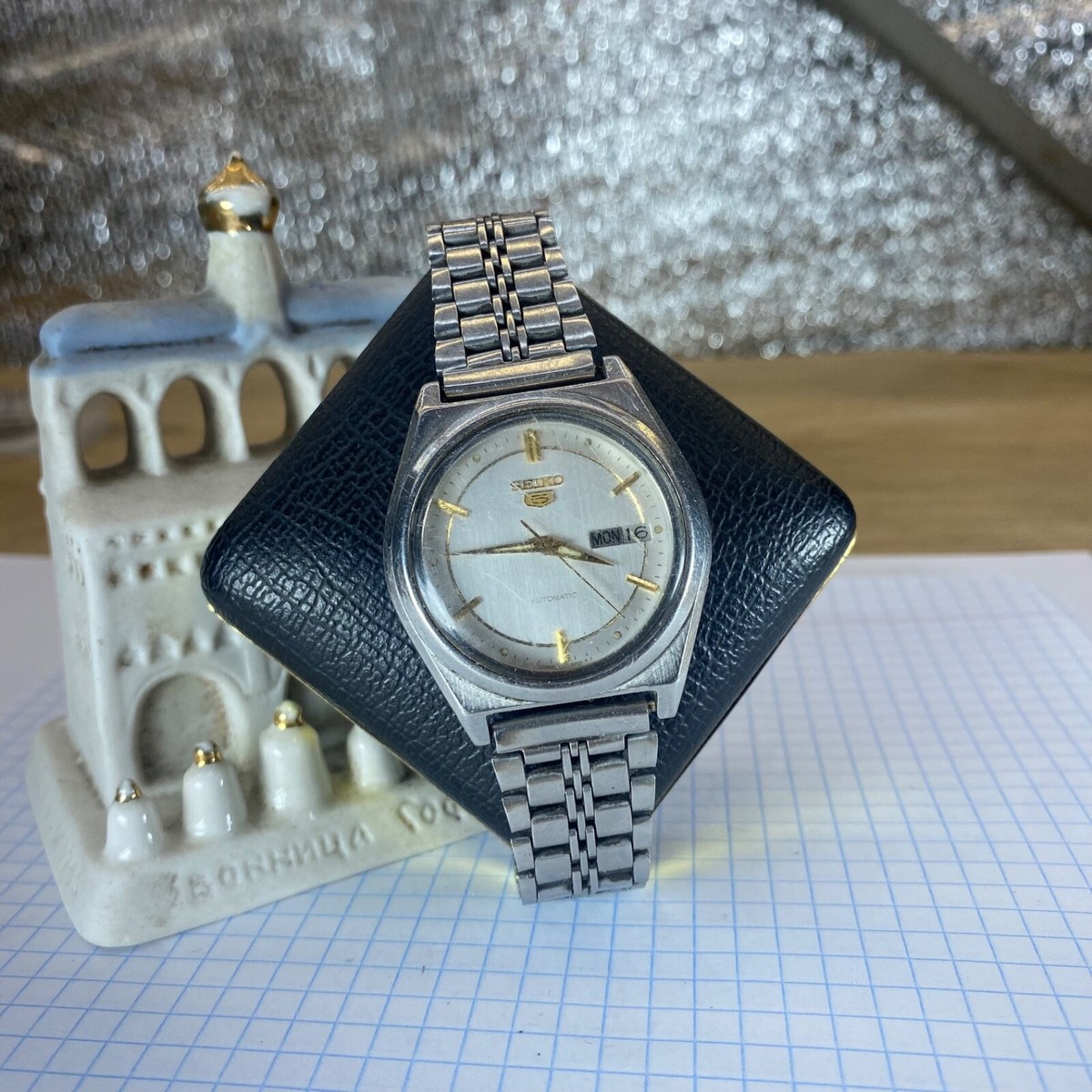 ネ*ン様 SEIKO 5 AT/自動 AUTOMATIC 7009-876A 稼 Vintage Seiko 5 Wristwatch Automatic 7009-876A Silver Dial Men | eBay
