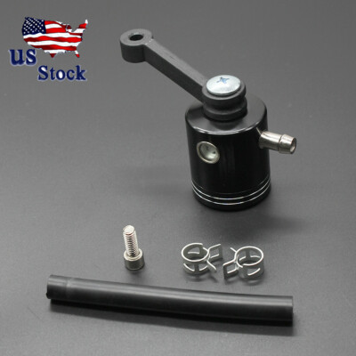 #ad CNC Black Parts Oil Cylinders Reservoir Front Brake Clutch Tank Fluid Cup US $15.35