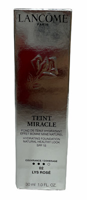 Lancome Teint Miracle SPF 15 Buildable Coverage (1oz/30ml) NEW; YOU PICK!