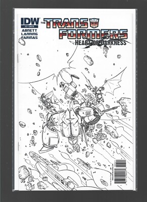 Transformers: Heart of Darkness #3 Cover RI Sketch Variant - IDW Comics