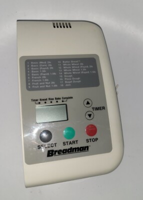 Breadman Bread Maker Electronic Control Panel with PCB & Screw for Model TR560 