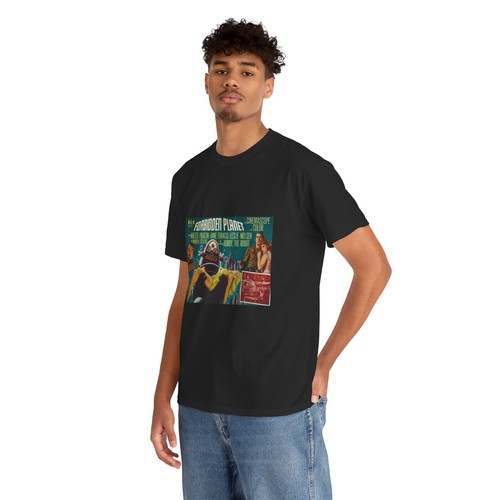 Forbidden Planet 1956 Vintage Retro Sci-fi Movie Poster T-shirt - Picture 7 of 97