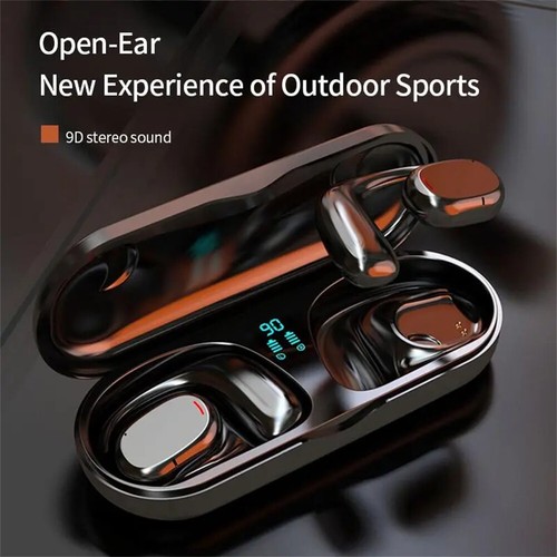 Wireless Headset Bone Conduction Waterproof Ear Hanging Headset Noise Canceling - 第 7/12 張圖片