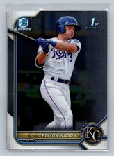 2022 Bowman Chrome #BCP-85 Peyton Wilson Chrome Prospects Kansas City Royals