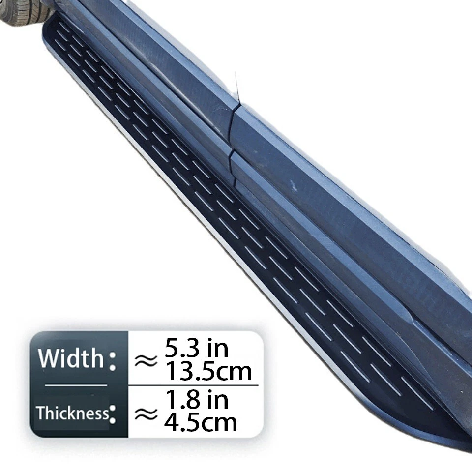 2pcs Running Board Side Step Nerf Bar Fit For Chery JAECOO 7 J7 SHS 2024 2025 - Image 2 of 4