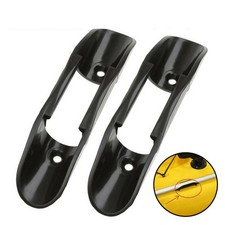 1 Pair Kayak Paddle Clip Holder Durable ABS Plastic Black Paddle Fixed Buckle