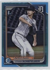 2024 Bowman Draft Chrome Sky Blue Refractor Ethan Schiefelbein #BDC-7 15j4