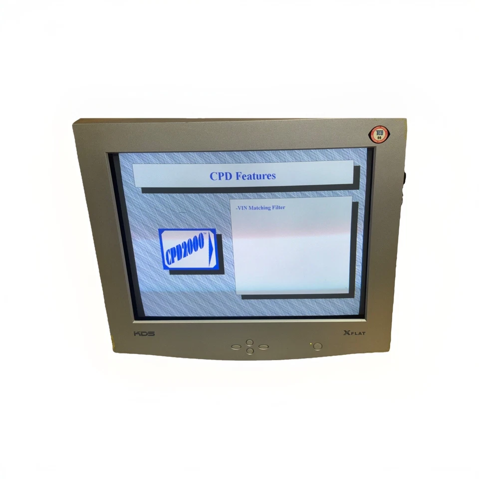 KDS 17" CRT Retro Gaming Monitor XF-7b Xflat 786N Korea Data Systems * Great * - Image 3 of 4