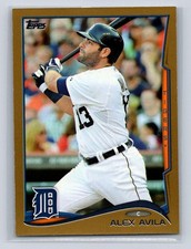 2014 Topps Gold #633 Alex Avila Detroit Tigers #/2014