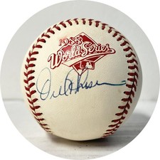 Orel Hershiser Autographed 1988 World Series Baseball PSA/DNA AD98112