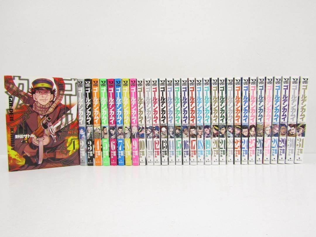 ゴールデンカムイ 全巻セットGolden kamuy Complete set. Golden Kamuy Vol.1-31 Comics Manga Complete Set Japanese Used from