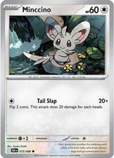 Minccino 075/086 Black Bolt Common Pokemon NM/M