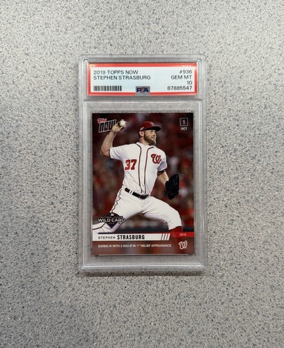 2019 Topps Now 936 Stephen Strasburg
