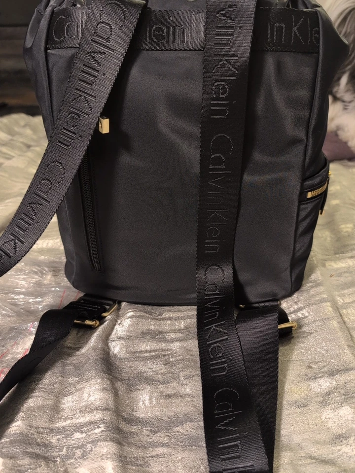 Calvin Klein Backpack H7AKE6JW Black Nylon New with Tags - Image 3 of 3