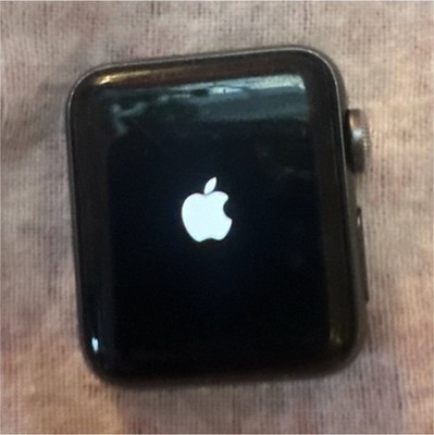 Apple Watch Series 3 38mm Gray Aluminum White Band Water-Resistant Sleep Monitor