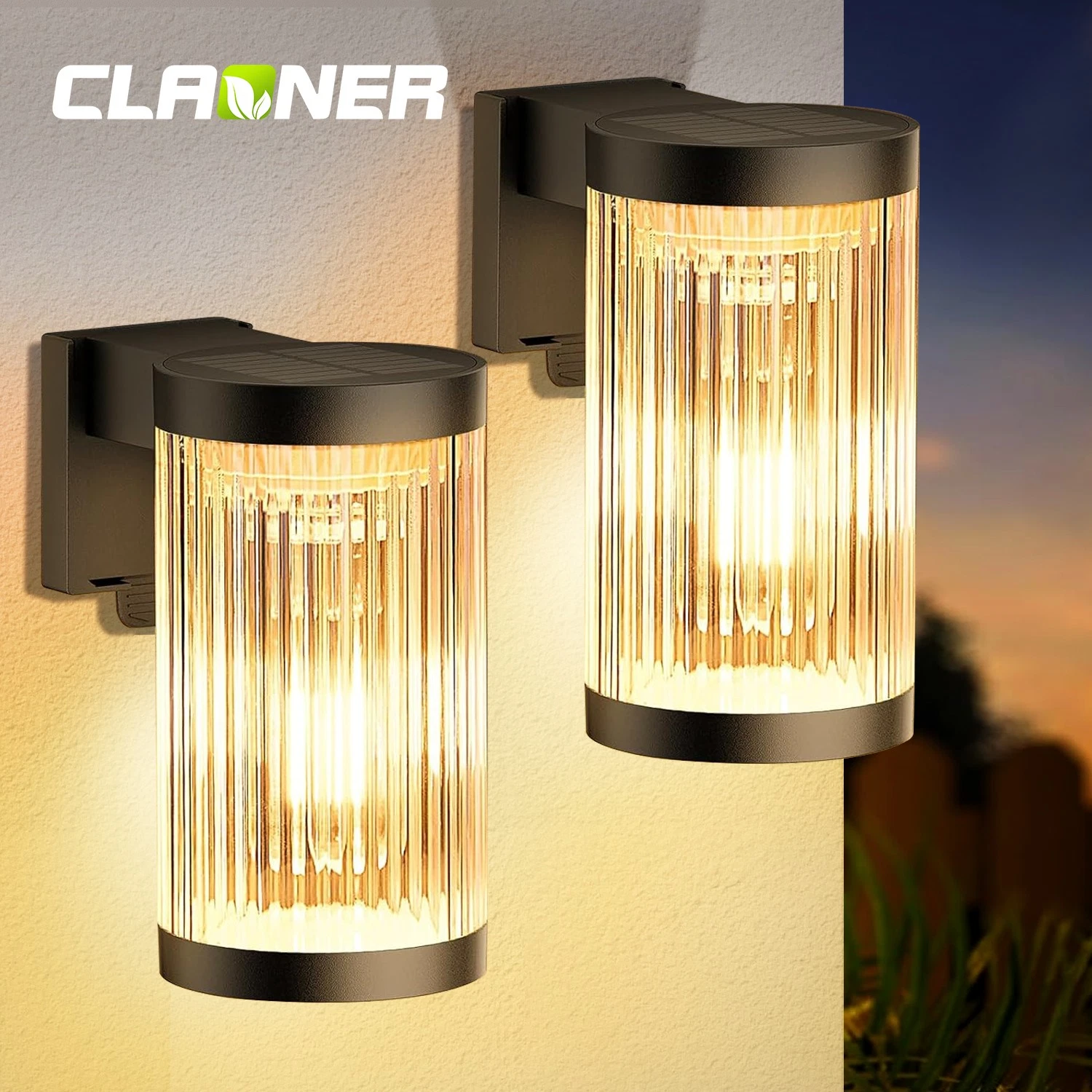 2pack Solar Power Wall Light Outdoor Garden Dusk to Dawn Waterproof Wall Lamp
Opens in a new window