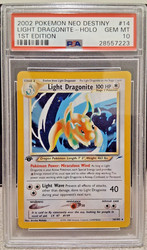 Light Dragonite 14/105 Neo Destiny 1st Edition Holo