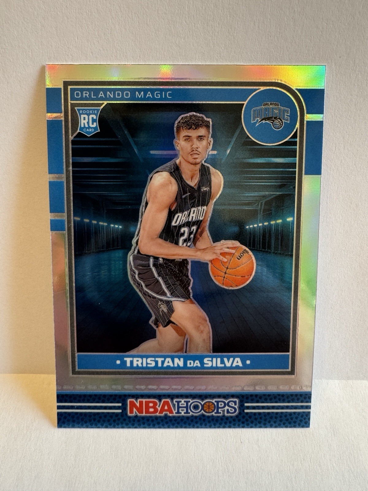 TRISTAN DA SILVA 2024-25 Panini Hoops #248 Premium Edition Silver (RC)