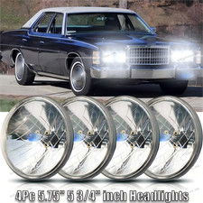4pcs 5 34 5.75 Inch Round Headlights H4 Hilo Beam For 1965-1978 Ford Ltd 4pcs 5 34 5.75 Inch Round Headlights H4 Hilo Beam For 1965-1978 Ford Ltd