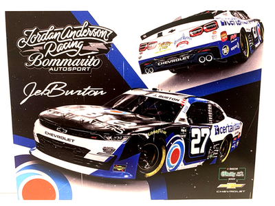 2026 JEB BURTON #27 CERTAINTEED/STATE NASCAR O'REILLY POSTCARD