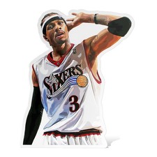 Allen Iverson Philadelphia 76ers Basketball Sticker Decal–Glossy Waterproof Viny