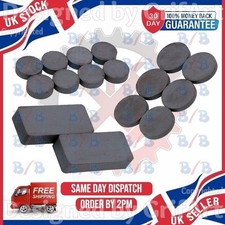 CERAMIC FERRITE MAGNETS DISC BLOCK  CIRCULAR ROUND RECTANGULAR ARTS CRAFTS HOBBY