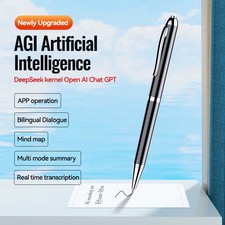 AI Smart Transcription Voice Recorder Real-time Translation App Control 8G-128G