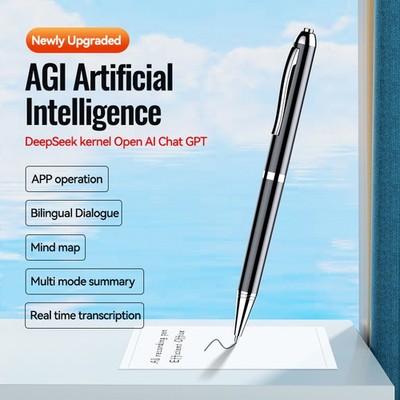 AI Smart Transcription Voice Recorder Real-time Translation App Control 8G-128G