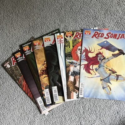 Red Sonja Volume 2: First Print 0 Through 7 2013 2014 8 Issues