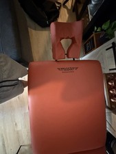 Master Portable Foldable Massage Table - Red, Easy Carry Travel-Friendly Design