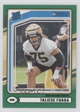 2024 Panini Donruss Rated Rookie Green Press Proof Taliese Fuaga #310 11oq