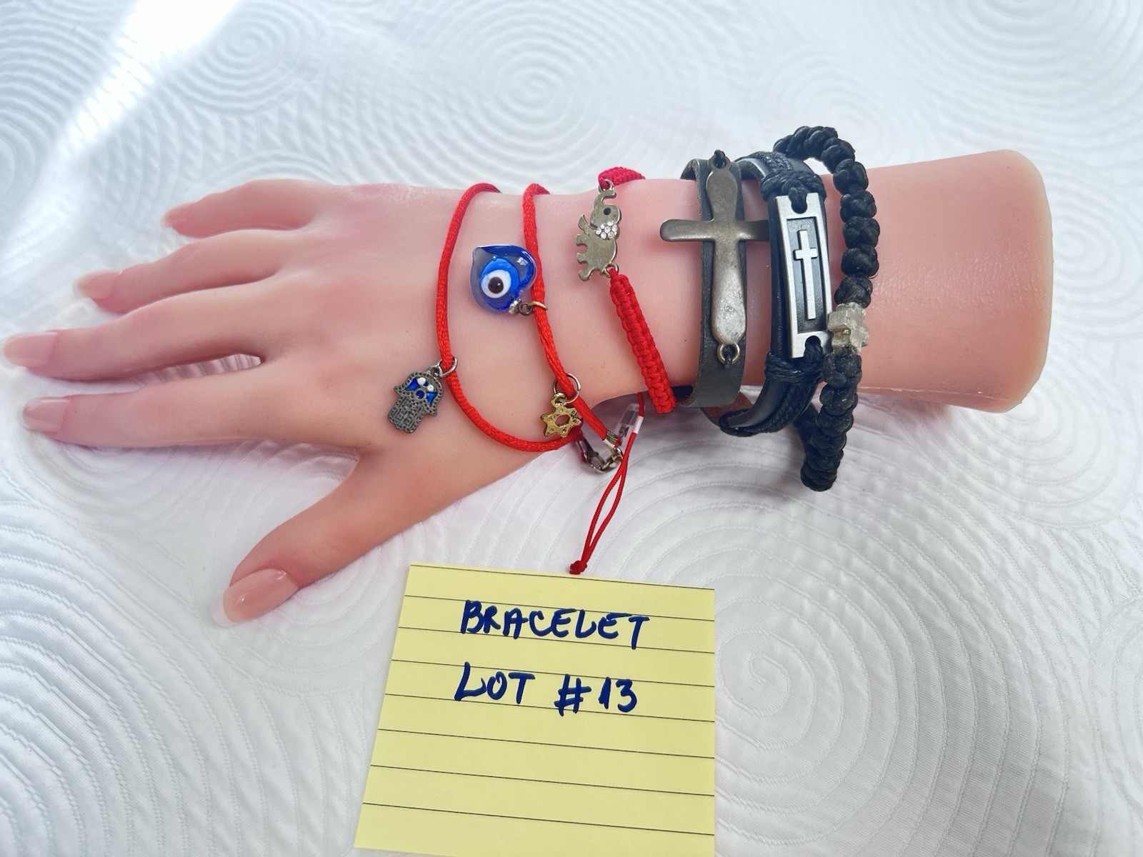 Braided Beaded Adjustable Religious Bracelets Boh… - image 9