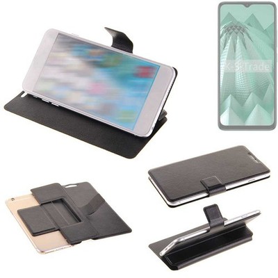 Handy-Hülle für HMD Aura Flip-Cover Case Schutzhülle schwarz