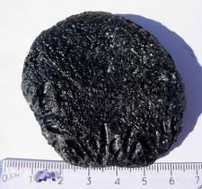 69 grams Thailand TEKTITE from meteorite Impact 700,000 years ago with C.O.A.
