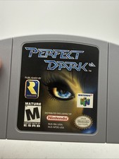 Nintendo 64 Perfect Dark Game Cartridge Gray - Tested - Free Shipping