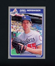 Orel Hershiser 1985 Fleer RC - LA Dodgers #371 NM-MT